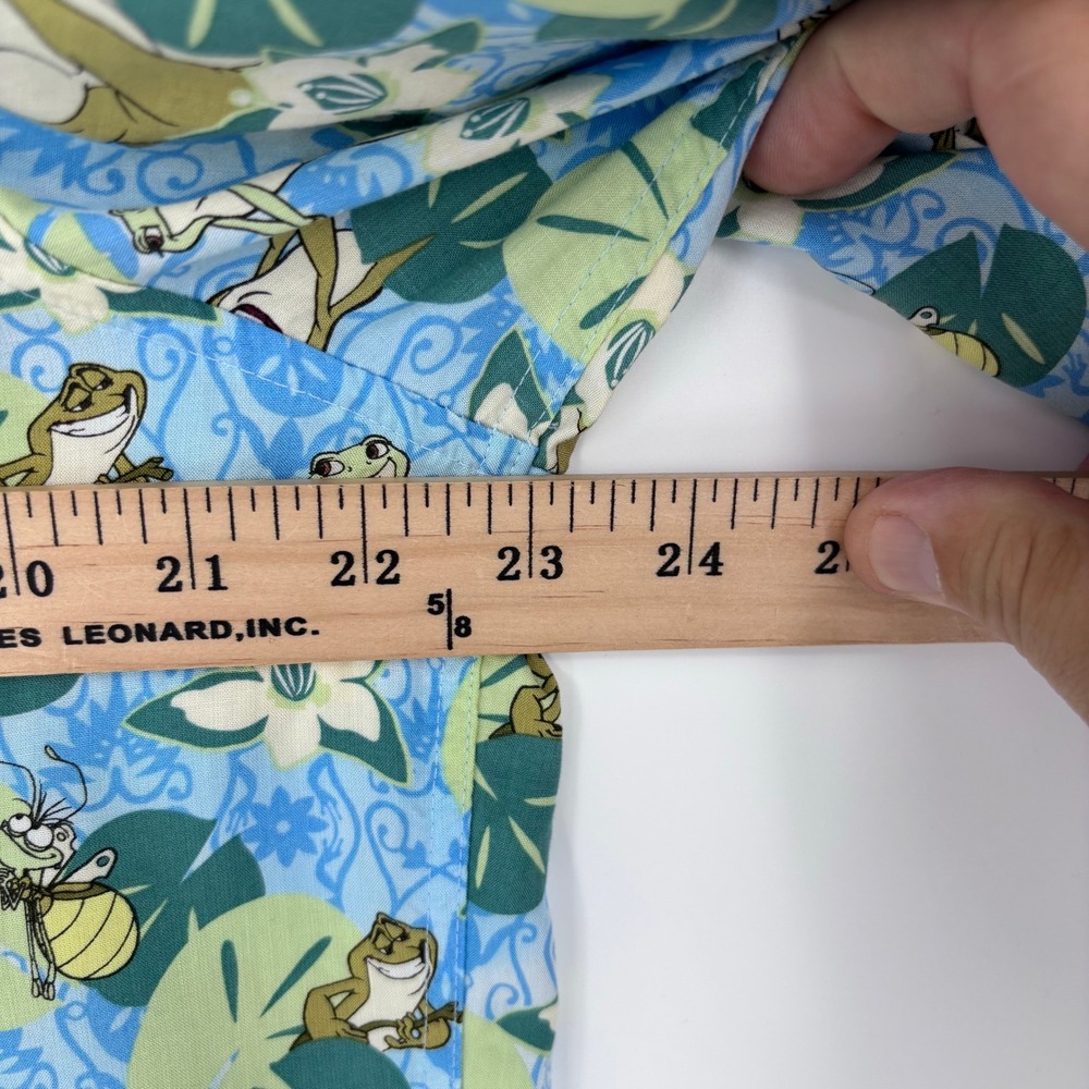 Disney x Reyn Spooner The Princess and the Frog Aloha Shirt Mens S Blue Hawaiian - Picture 4 of 7